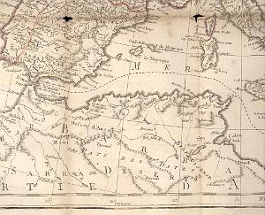 La Barbarie (carte de fin XIIIVeme)